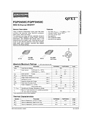 DataSheet FQP5N50C pdf